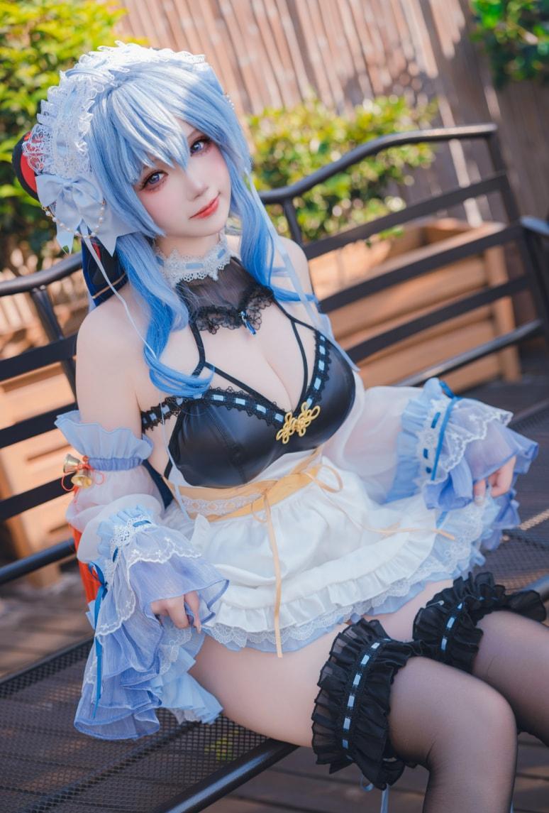 雪晴Astra 原神 甘雨 女仆-完美coser